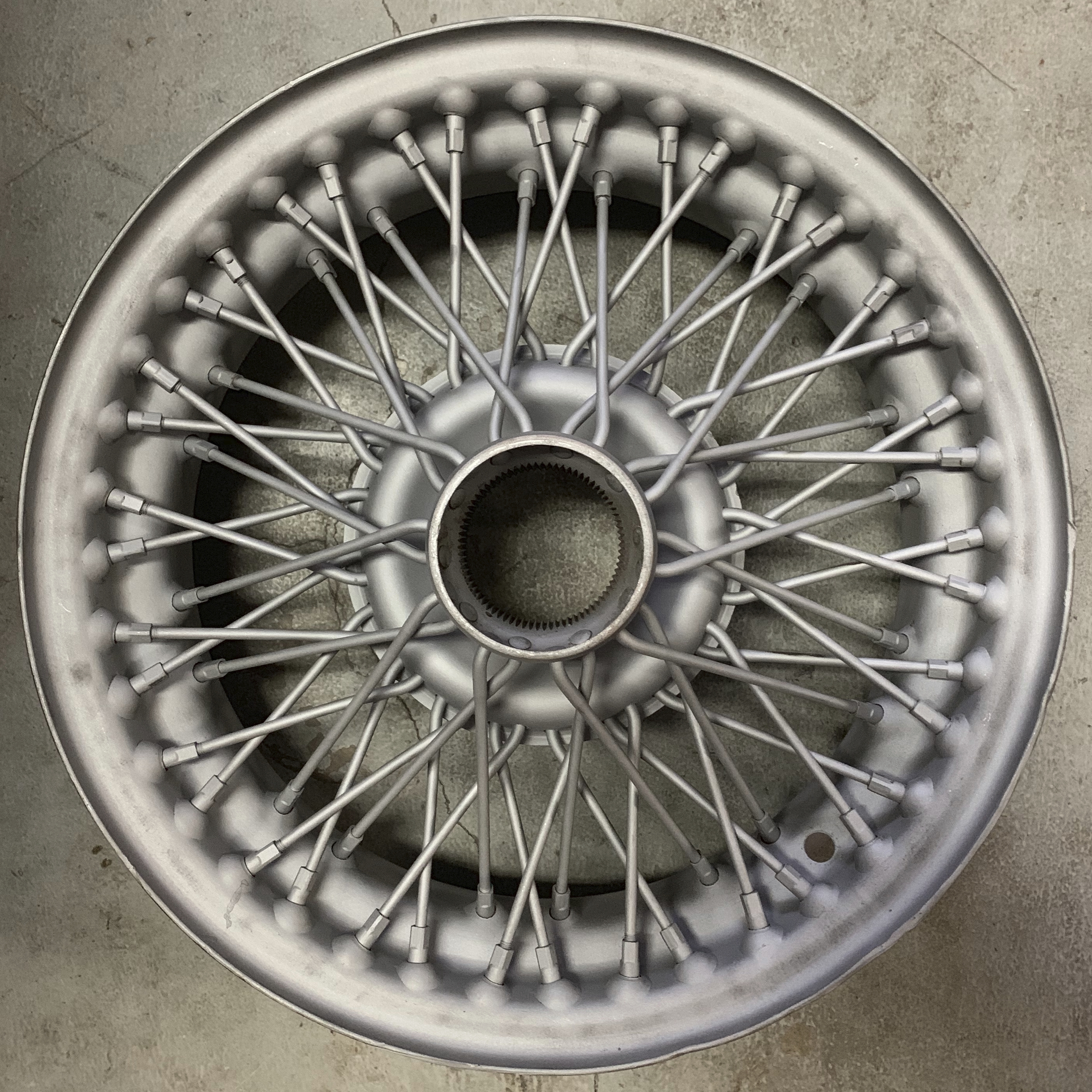 sandblasted rim